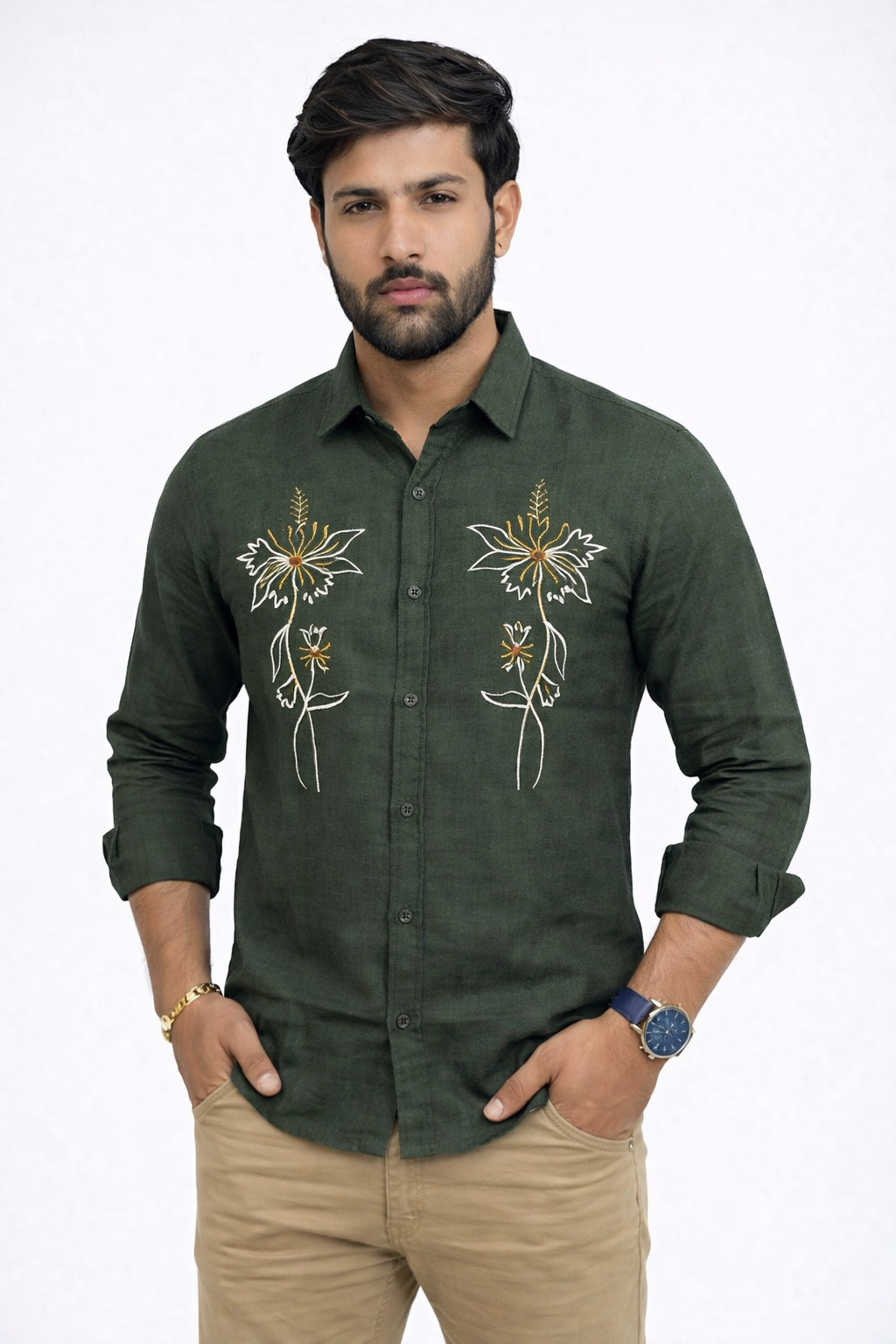 embroidery shirt men
1180