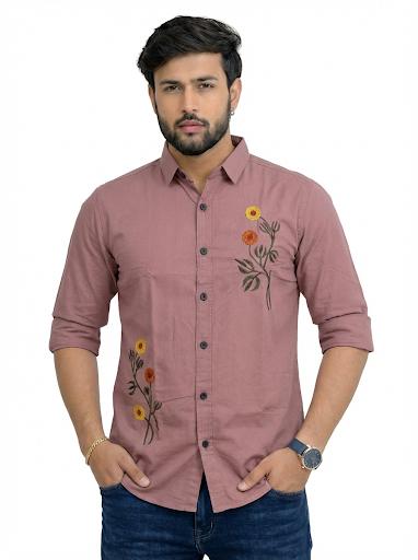 embroidery shirt men
 1170