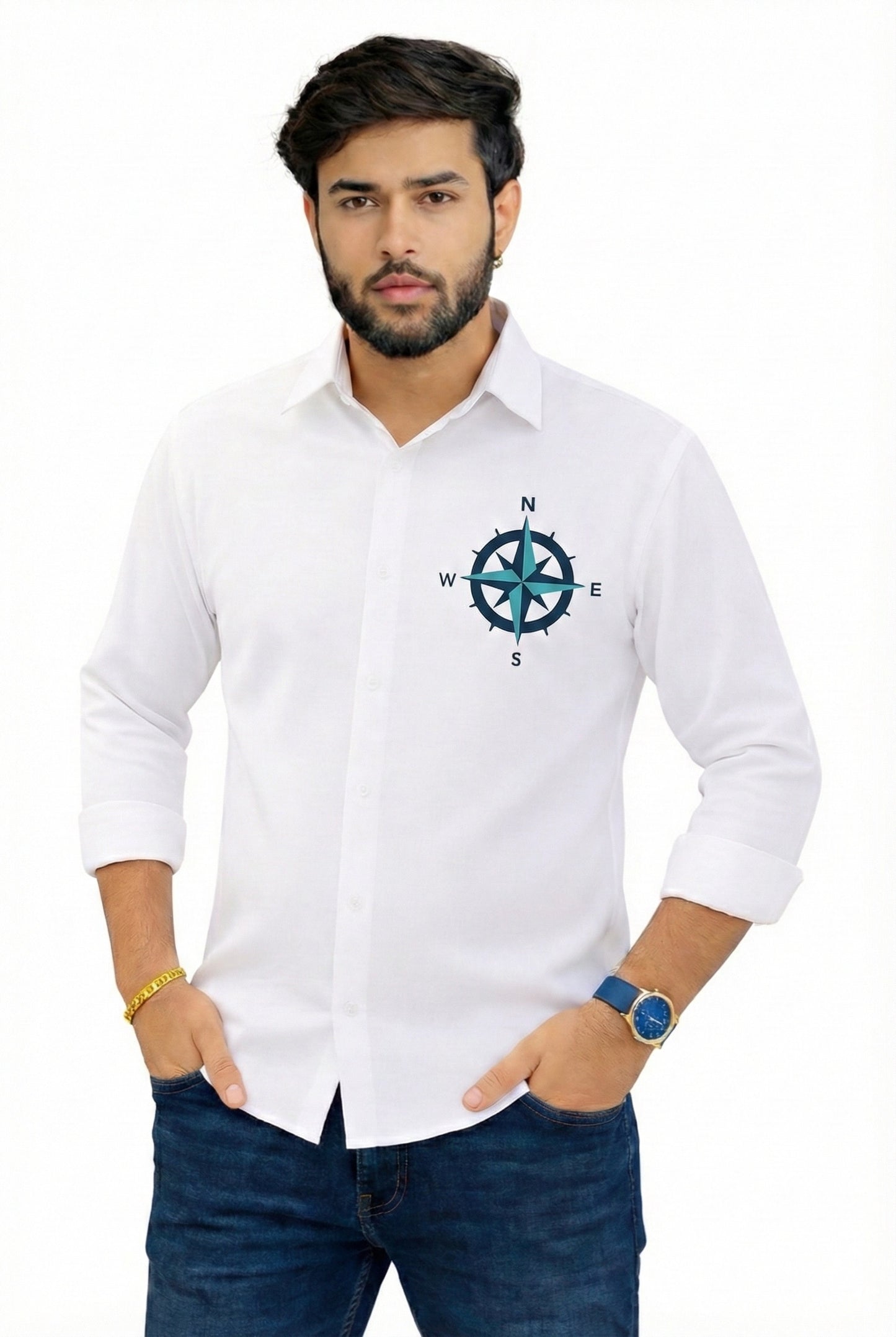 Print pattern Global explorer shirt